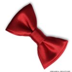 Czerwona muszka dla niemowlaka - elegancki dodatek dla małego chłopca