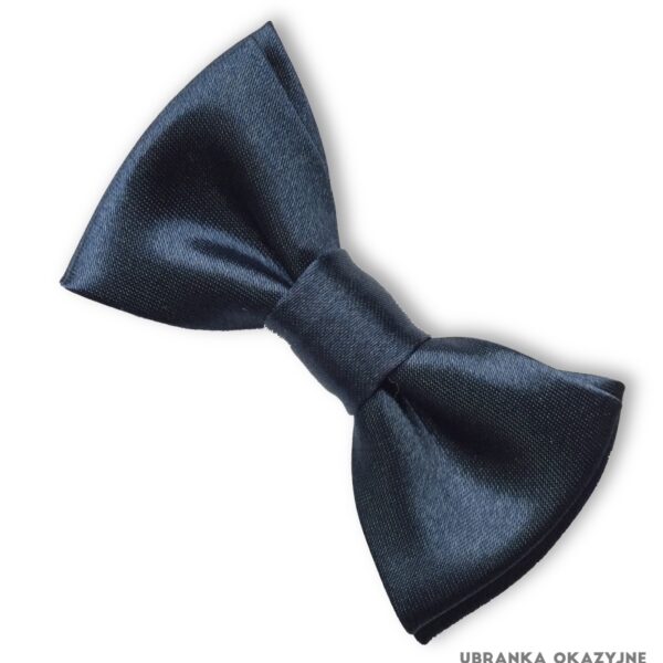 Granatowa muszka dla niemowlaka - elegancki dodatek dla małego chłopca