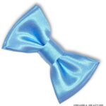 Błękitna muszka dla niemowlaka - elegancki dodatek dla małego chłopca