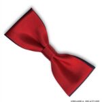 Muszka czerwono-granatowa dla chłopca