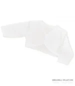 Bolerko ecru gładkie