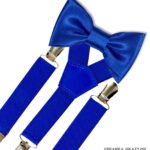 Chabrowe szelki i mucha dla dziecka do chrztu lub na roczek.