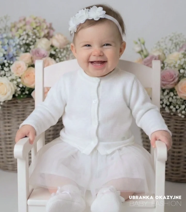 Sweterek biały gładki