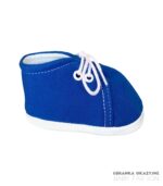 Buciki bawełniane chabrowe