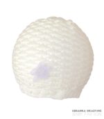 Czapka Ecru ażurowa