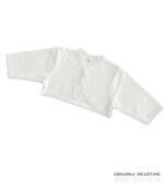 Bolerko ecru bawełniane