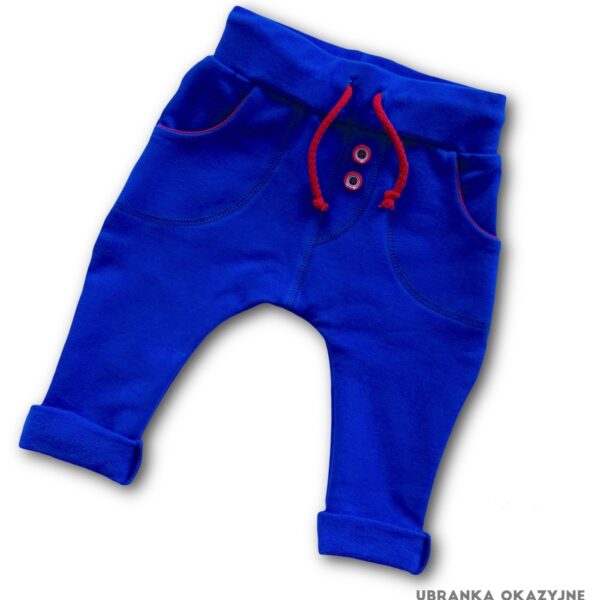 Spodnie chabrowe z dzianiny