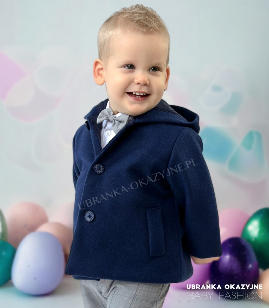 Granatowa kurtka dla dziecka