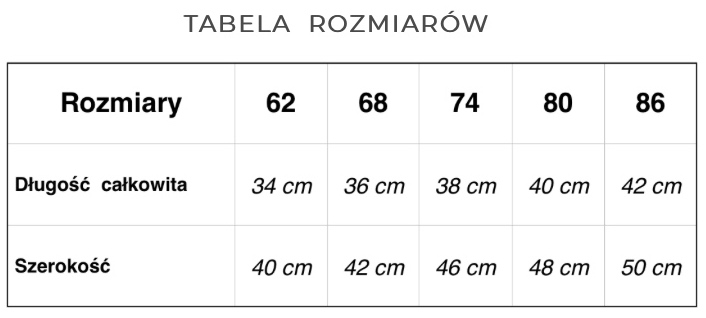Body bawełniane z kołnierzykiem krótki rękaw 1 tabela body kr kolnierzyk 6fe