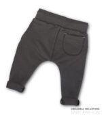 Spodnie szare z dzianiny