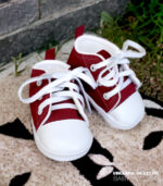 Trampki Bordowe dla małego dziecka