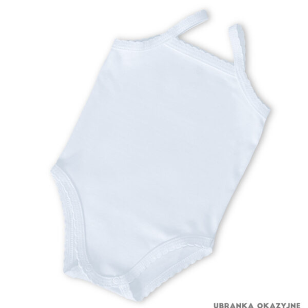 Body bawełniane białe na ramiączkach
