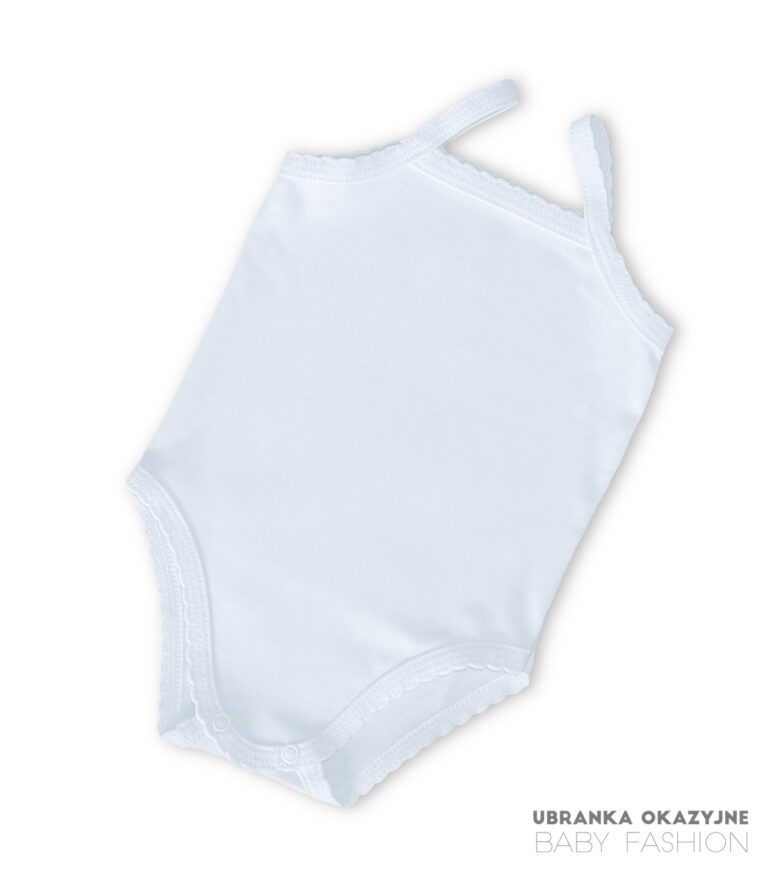 Body bawełniane białe na ramiączkach