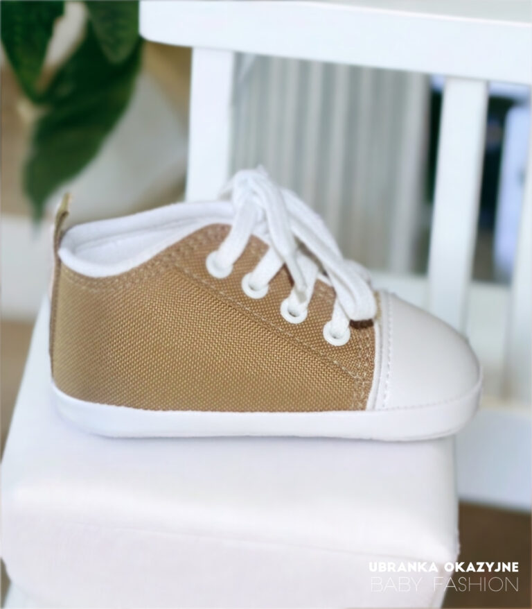 Trampki Beżowe dla niemowlaka