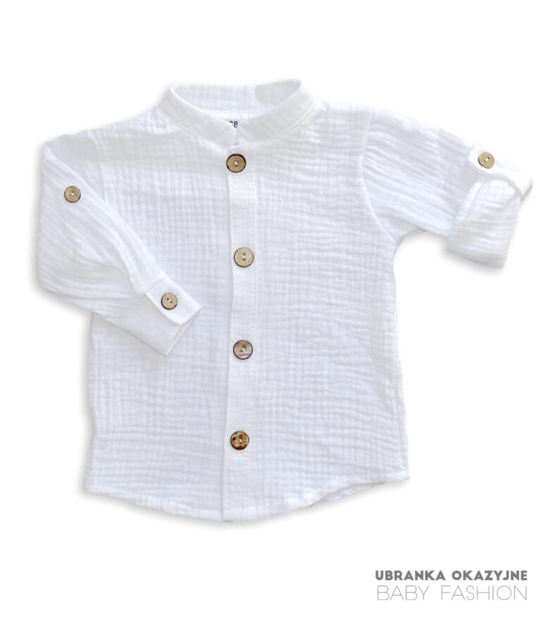 Koszula muślinowa długi rękaw