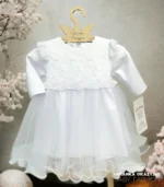 Sukienka biała winogronka