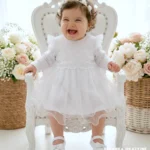 Sukienka biała winogronka