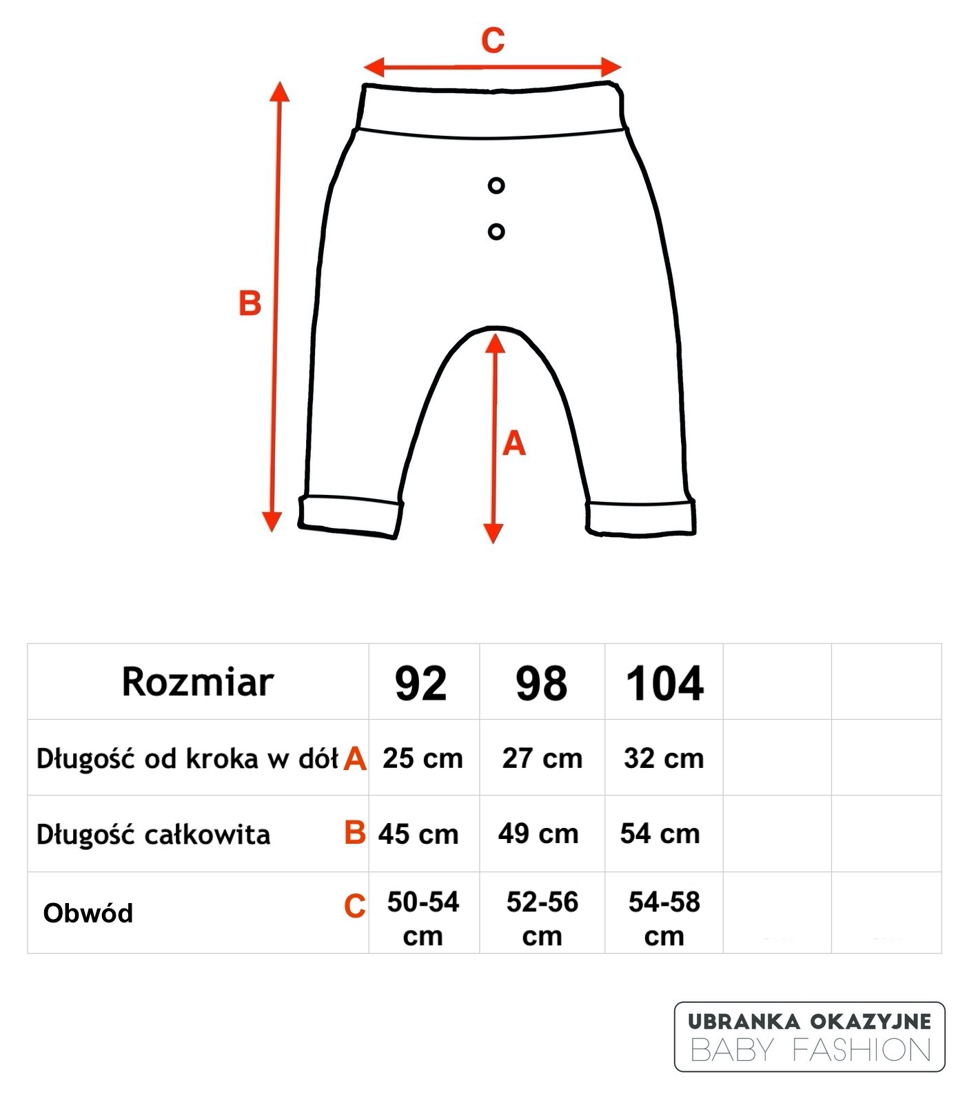 SPODNIE BAWELNIANE duze c0d