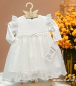 Sukienka do chrztu Rozalia ecru - obrazek 2