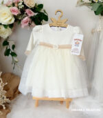 Sukienka do chrztu Michelle w kolorze Ecru