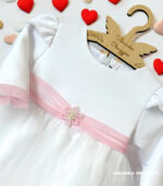 Sukienka do chrztu Violetta Biała