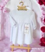 Sukienka do chrztu biała Klementynka