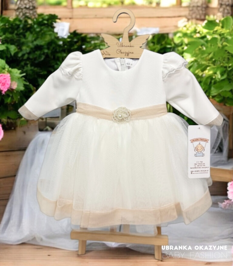 Sukienka do chrztu Michelle II Ecru