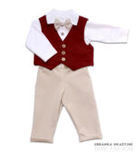 Zestaw chłopięcy Iwo z kamizelką