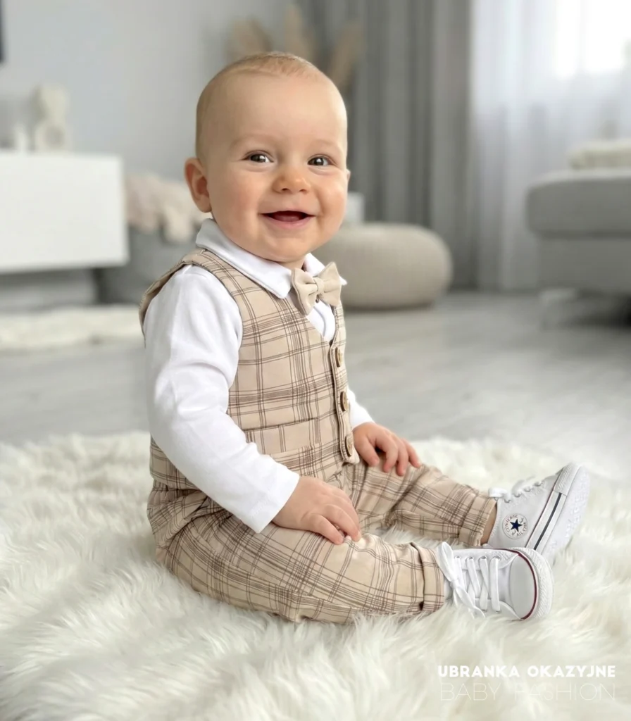 Zestaw chłopięcy Kajetanek z kamizelką