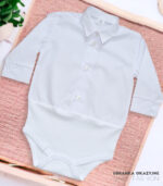 Białe koszulo-body