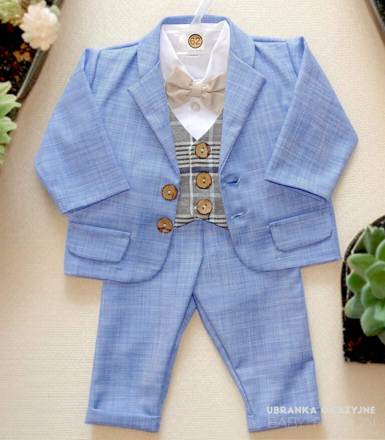 Ubranko do chrztu - Garniturek dla niemowlaka