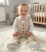 Zestaw chłopięcy Kornel z kamizelką - obrazek 2
