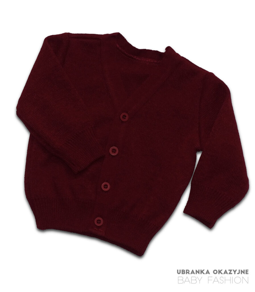 Sweterek bordowy