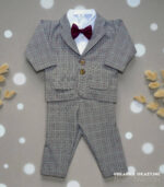 Elegancki Garniturek do Chrztu dla Niemowlaka