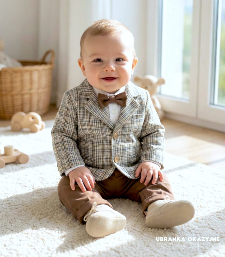 Ubranko do chrztu - Garniturek Borysek