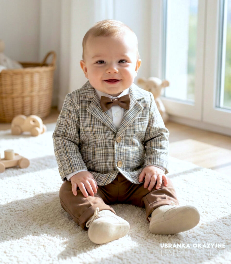 Ubranko do chrztu - Garniturek Borysek