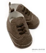 Czekoladowe buciki dla niemowlaka - Ubranka Okazyjne
