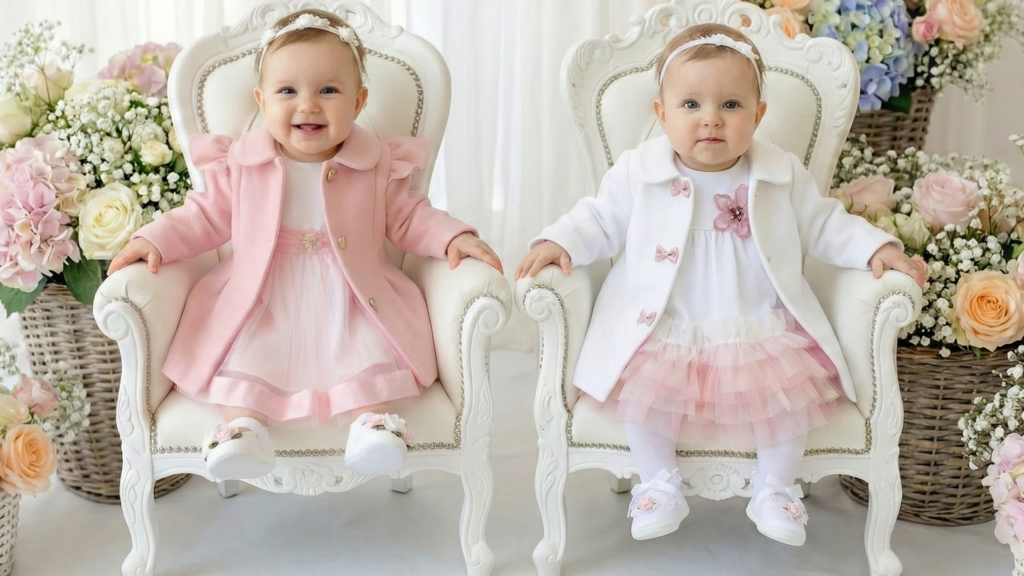 Płaszczyk do chrztu: Elegancja i ciepło, które otulą Twoje dziecko w dniu święta 2 Płaszczyki do chrztu