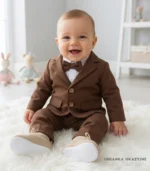 Czekoladowy garniturek dla dziecka